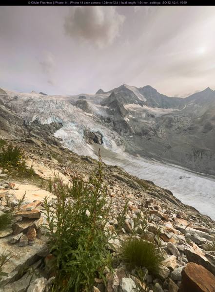 Aussicht von der Moiry-Hütte