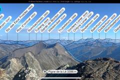 Blick auf Berner Alpen